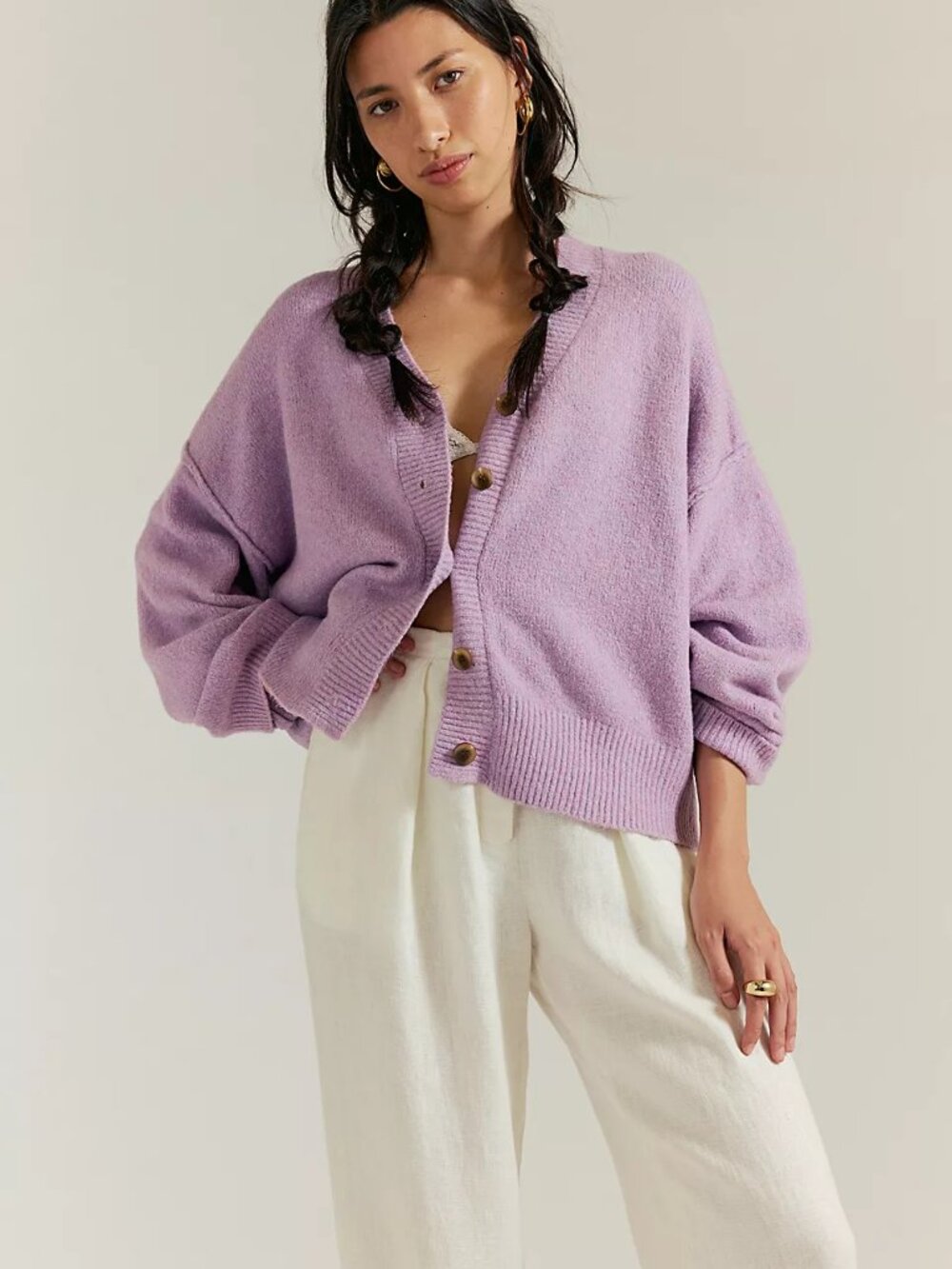 Free People Cool of the Night Cardi